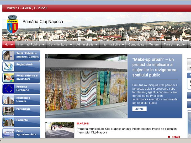 Primăria Clujului, pierdută în lumea Internetului     