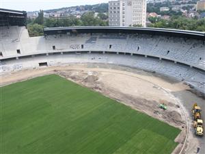 Elveţienii de la Konica aştern pista de atletism pe Cluj Arena
