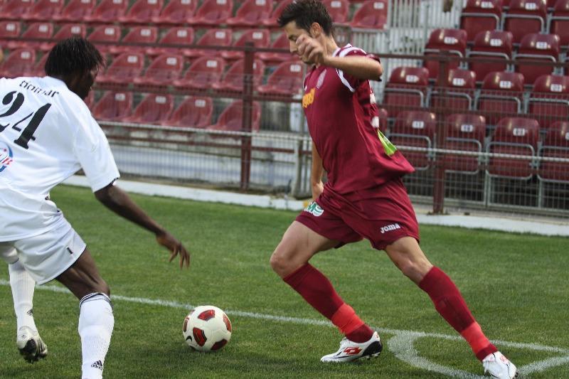 CFR a învins echipa lui Kuranyi şi Ropotan. Meciul a fost suspendat din cauza vremii