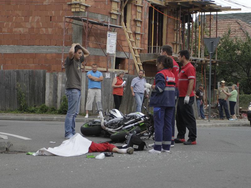 Accident mortal în Gheorgheni. Un motociclist a fost ucis