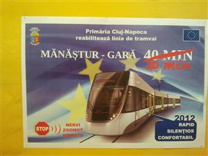 Tramvaie ca în Paris. Clujul va avea tramvaie noi, cu aer condiţionat şi internet gratuit VIDEO