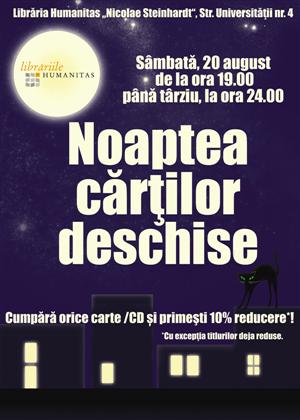 Reduceri la cărţi în centrul Clujului, sâmbătă