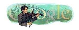 Google îl omagiază astăzi pe George Enescu