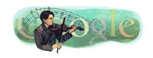 Google îl omagiază astăzi pe George Enescu