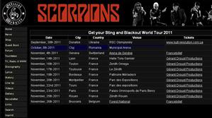 Scorpions concertează pe 