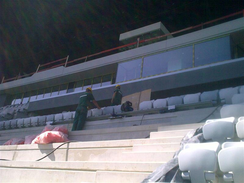 Filarmonica de Stat Transilvania pe Cluj Arena, înainte de Kuban Krasnodar 