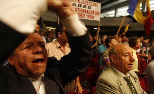 Miting anti-Băsescu și anti-Boc la Timișoara