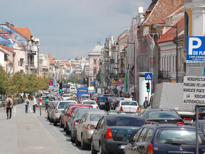 Parcarea va fi plătită şi la Cluj prin SMS      