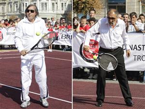 Năstase şi Ţiriac au redescoperit “sportul alb” în centrul Clujului