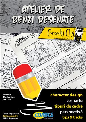 Atelier de bandă desenată la Comedy Cluj