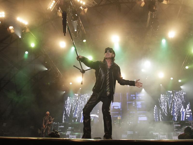 Concertul Scorpions, transmis pe ziuadecj.ro      VIDEO