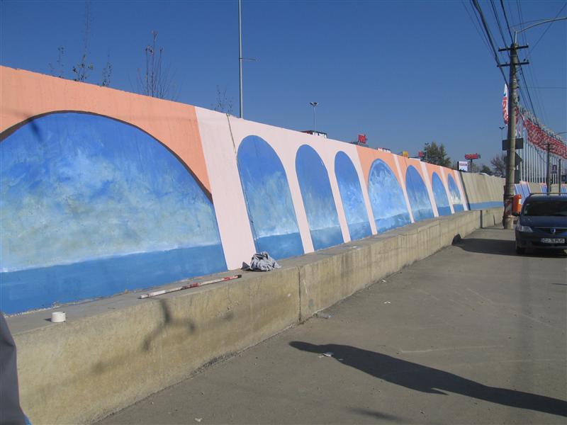 Make up-ul urban al Clujului a început pe Muncii, cu elevii de la liceul de artă  FOTO
