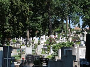 Trei kilometri de alei în cimitirele din Cluj-Napoca, cu dalele recuperate din parcul central