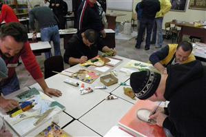 Deţinuţii din Gherla au învăţat să picteze şi să sculpteze FOTO