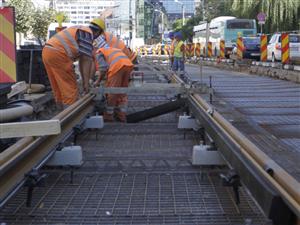 PSD Cluj: traficul, dat peste cap de lucrările la linia de tramvai      