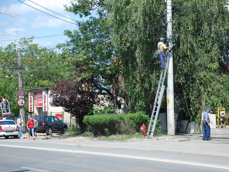 Cablurile aeriene din Cluj devin invizibile în 2015     