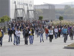 Protest spontan la Nokia VIDEO