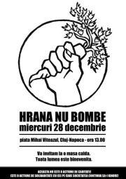 Mâncare gratuită în Mihai Viteazu, într-o campanie împotriva violenţei