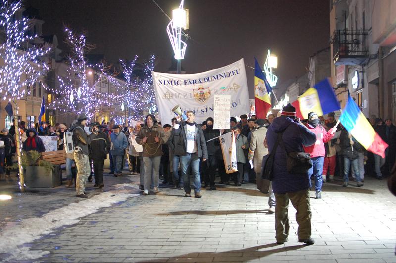 Se înteţesc protestele la Cluj