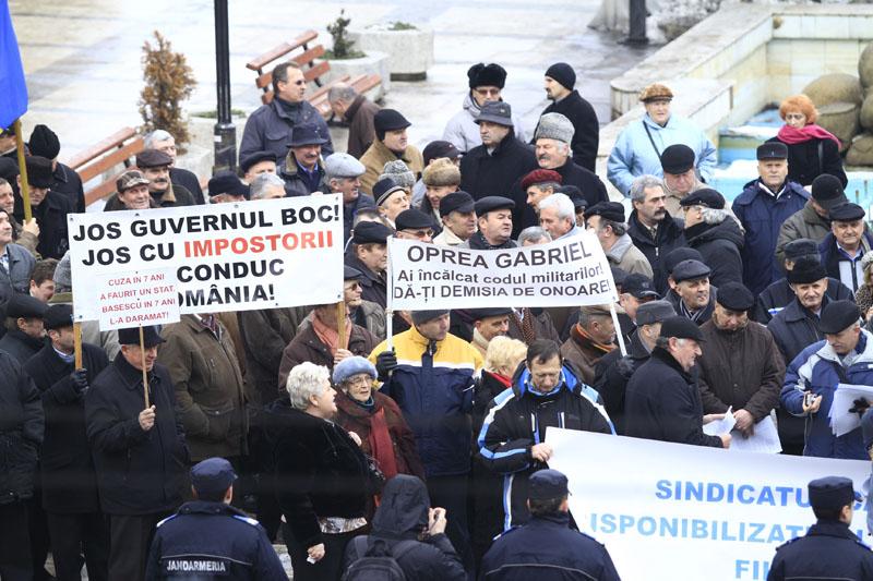 Militarii în rezervă din Cluj, de partea locotenentului protestatar