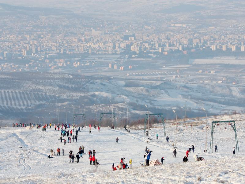 Weekend record pe pârtiile Clujului