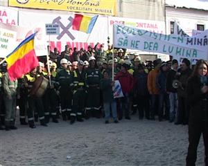 Miting Pro Roşia Montană VIDEO