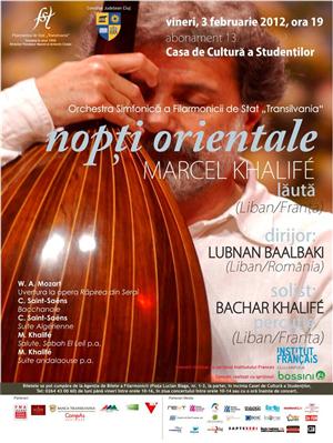 Nopţi orientale cu Marcel Khalifé, pe scena Casei de Cultură a Studenţilor
