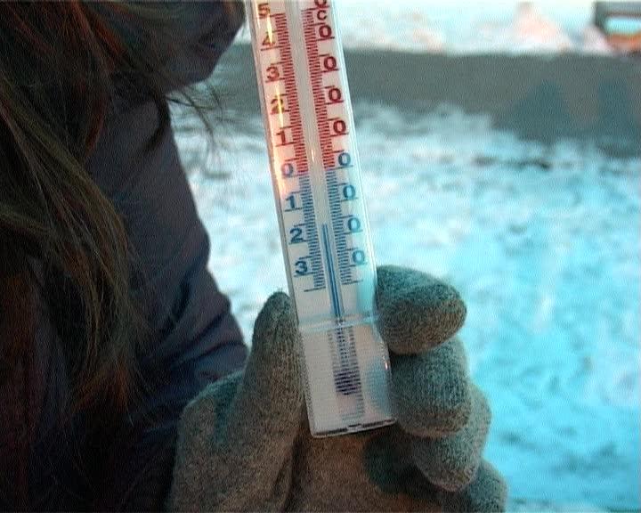 Record de frig în Cluj VIDEO
