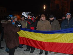 Un nou protest în centrul Clujului