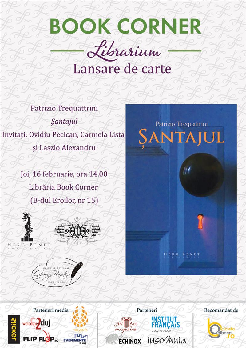 Un autor italian de romane îşi lansează volumul la Cluj