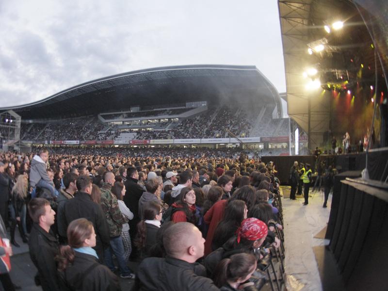 Primul concert al anului 2012 pe Cluj Arena