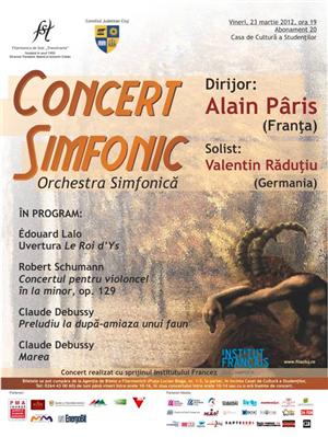 Concert simfonic cu dirijor francez, la Casa de Cultură a Studenţilor