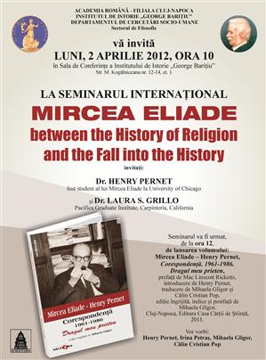 Un fost student al lui Mircea Eliade ţine un seminar la Cluj