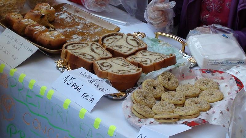 Târg de pâine pentru o cauză umanitară la Dej FOTO/VIDEO