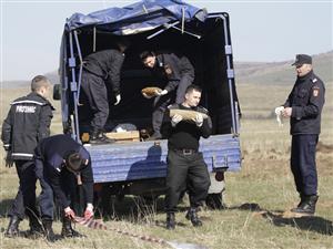 100 de kilograme de muniţie aruncate în aer