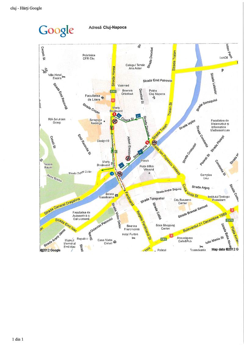 Se închide circulaţia în intersecţia Horea - Dacia - Dragalina, din această noapte. Vezi traseele alternative