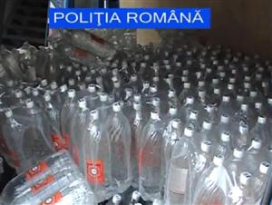 Razie la comercianţii de alcool din Cluj; a fost descoperită o întreagă reţea care vindea alcool de contrabandă
