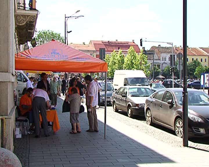 Campanie cu frâna de mână trasă VIDEO