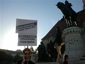 Protest împotriva lui Ponta la Cluj FOTO / VIDEO