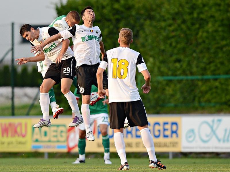 Universitatea întâlneşte campioana Albaniei. Zotti a jucat o repriză cu FC Pasching