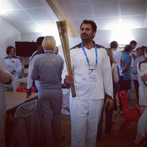 Adrian Hădean, clujeanul care a purtat torţa olimpică: 