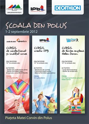 Şcoala Polus: jocuri educative, kiting şi multe premii 