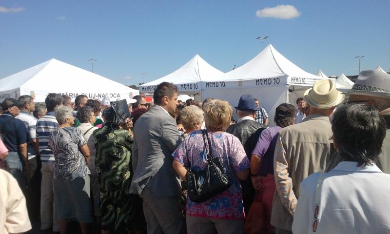 Primarul Boc a făcut-o de mămăligă FOTO / VIDEO