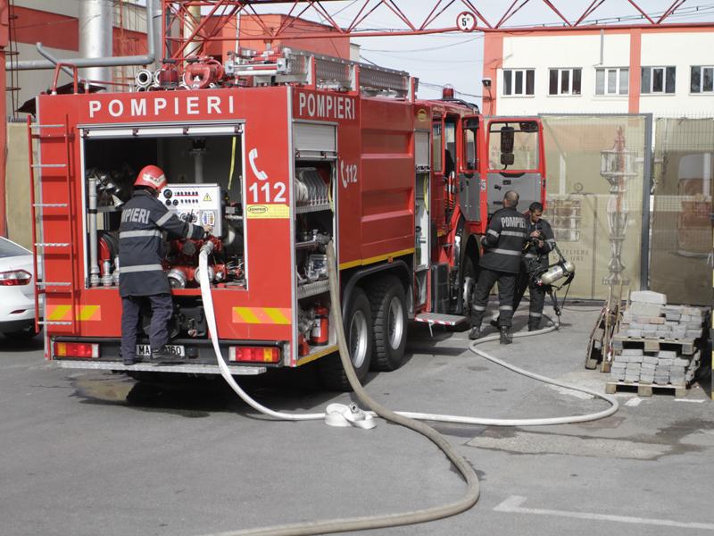Incendiu la fosta fabrică de bere Ursus