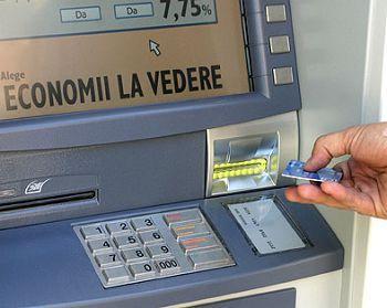 Tentativă de distrugere a unui bancomat BRD