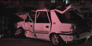 Dej: taximetrist, implicat într-un accident rutier FOTO/VIDEO