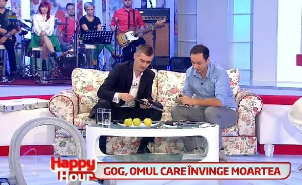 Cum era să-şi zboare creierii mentalistul Cristi Gog