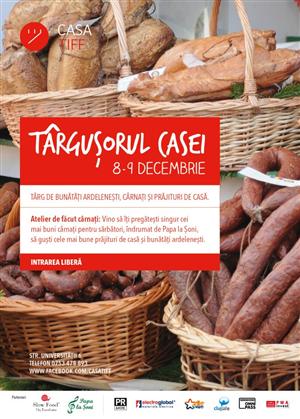 Târguşorul casei, în weekend, la Casa TIFF