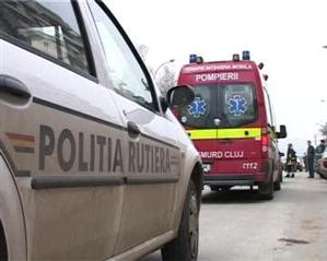 Circulaţie strangulată la ieşirea spre Floreşti din cauza unui accident rutier
