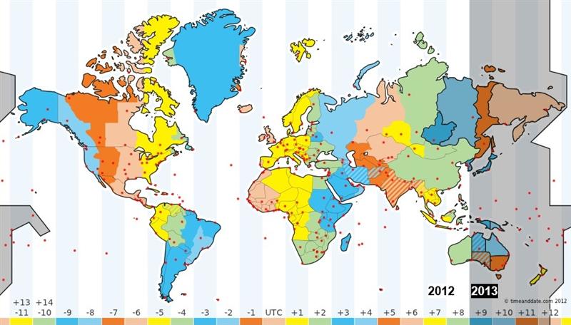 VEZI în ce colţuri ale lumii este deja 2013